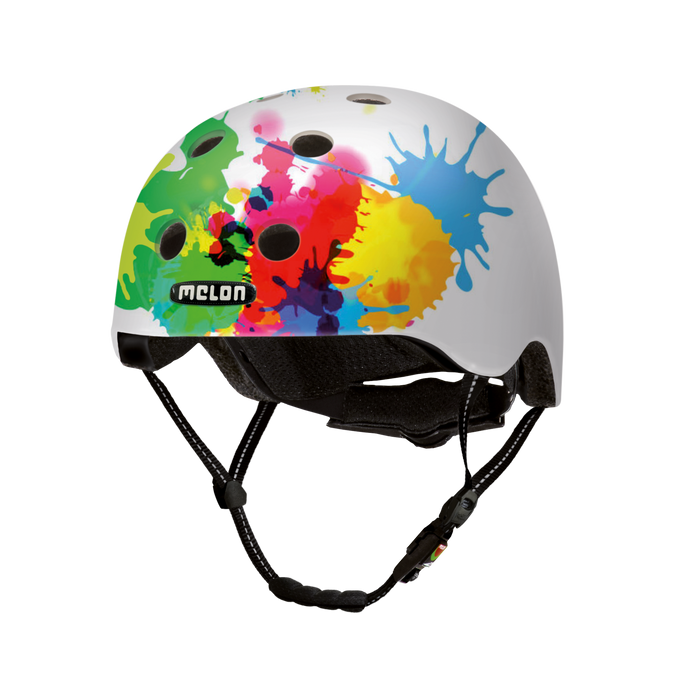 Melon Helmets colorful helmet designed for skateboarding, biking, scooter, and commuting.