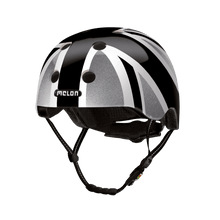 Load image into Gallery viewer, Melon Helmet U.K. and British inspired printed helmet designed for skateboarding, biking, scooter, and commuting.
